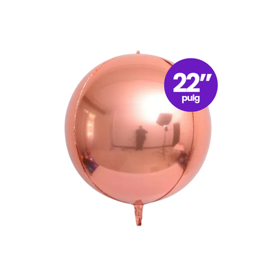 Globo Foil Orbz Rose Gold