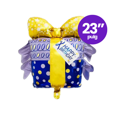 Globo Foil Regalo Morado