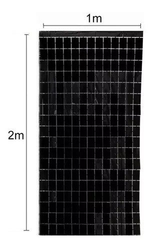 Cortina Metálica de Cuadros de 1x2 metros - San Jorge Party