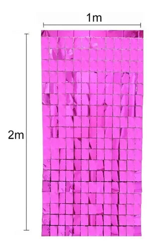 Cortina Metálica de Cuadros de 1x2 metros - San Jorge Party