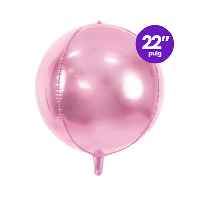 Globo Foil Orbz Rosa