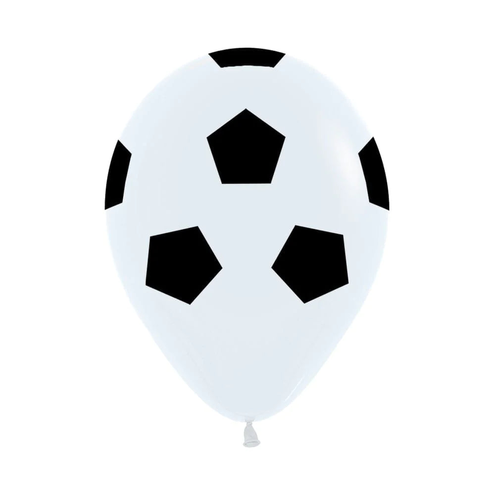 Globos Sempertex R12 Diseño Balón de Fútbol c/50 - San Jorge Party