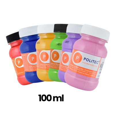 Pintura Politec 100 ml - Diferentes Colores