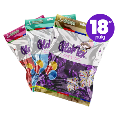 Bolsa de Globos Glomex #18 C/25